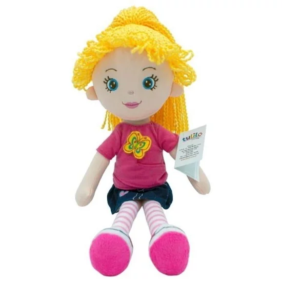 TULLILO medžiaginė lėlė 35 cm TULLILO medžiaginė lėlė 35 cm